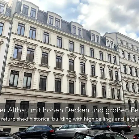 Lejlighed Zentrale, Helle Im Schicken Altbau-stil In Zentrum Sued-ost Leipzig